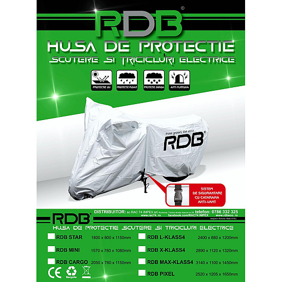 Husă de Protecție pentru Scutere și Tricicluri Husă de Protecție pentru Scutere și Tricicluri