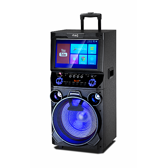 Boxă portabilă RTS-8015 cu tabletă integrată Boxă portabilă RTS-8015 cu tabletă integrată