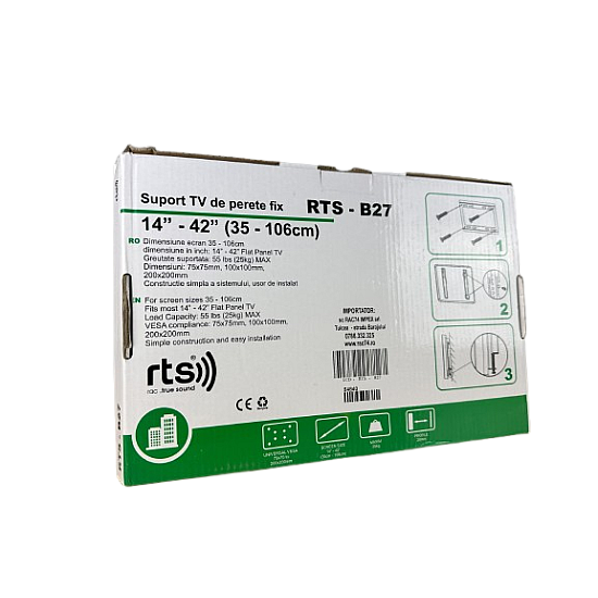 Suport TV de perete fix RTS-B27 Suport TV de perete fix RTS-B27